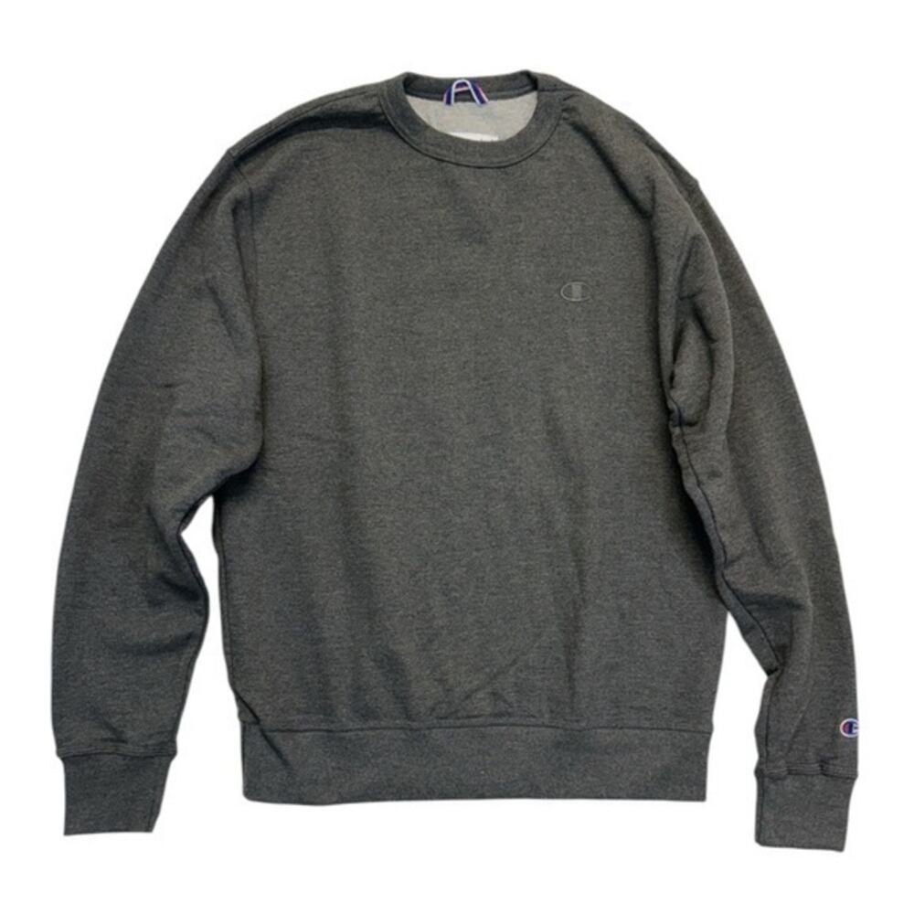 Champion Sweatshirt Men’s Medium gray crewneck oversized NEW
